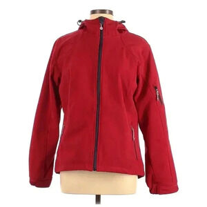 Black Diamond Hooded Softshell Red Jacket